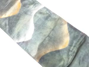 山並模様織り出し　袋帯